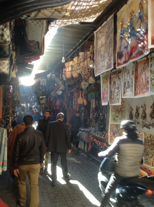 Walking through the Medina